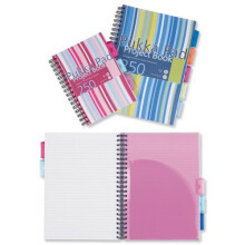 Pukka Pad A4 Project Book (Pack of 3) Wirebound, 250 pages, 80 gsm quality paper