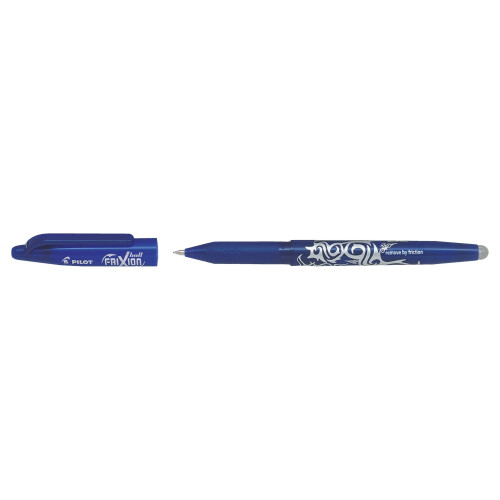 Pilot FriXion blå 0,7 rollerballpen + PILOT refills 1