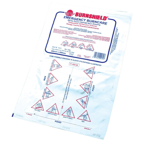 Burnshield Burn Dressing 20 X 20cm (sterile And Individually Wrapped)