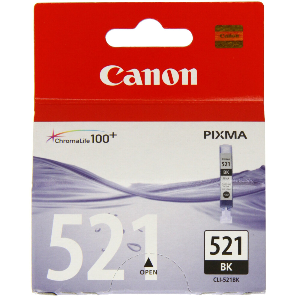 Canon CLI-521BK Ink Cartridge - Black