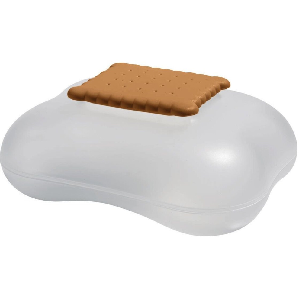 A Di Alessi Mary Biscuit Biscuit Box in Thermoplastic Resin, Ice