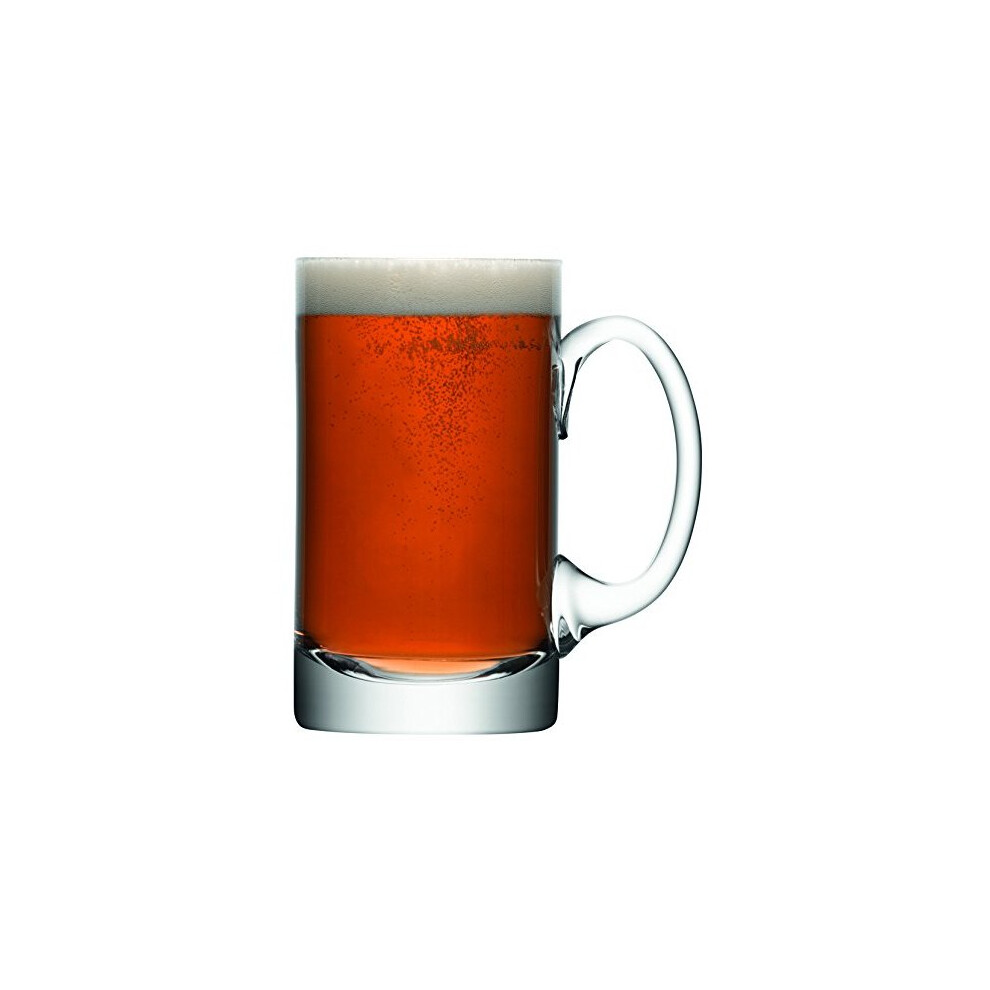 LSA International Bar Beer Tankard Straight 750ml, Clear