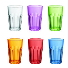 Set di 6 bicchieri alti smerigliati 42 cl