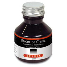 Herbin 50 ml Indian Writing Ink, Black