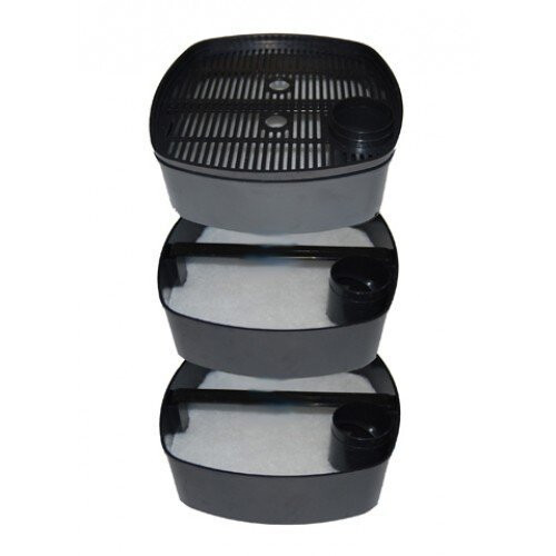 All Pond Solutions Aquarium External Fish Tank Filter 2000L/H Plus 9W UV Light Free 2000 EF Plus Filter Media 2