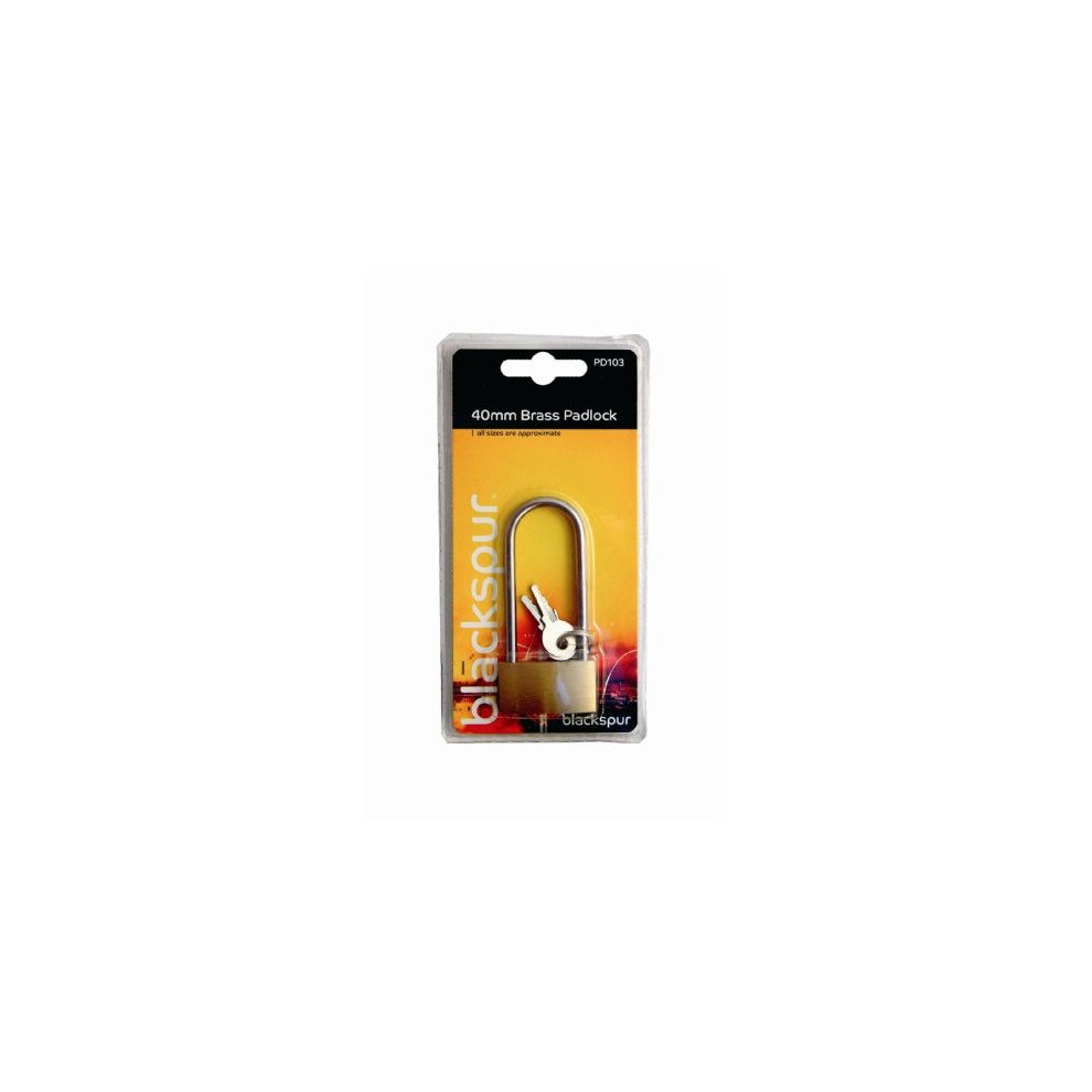 Blackspur BB-PD103 Long Shackle Brass Padlock