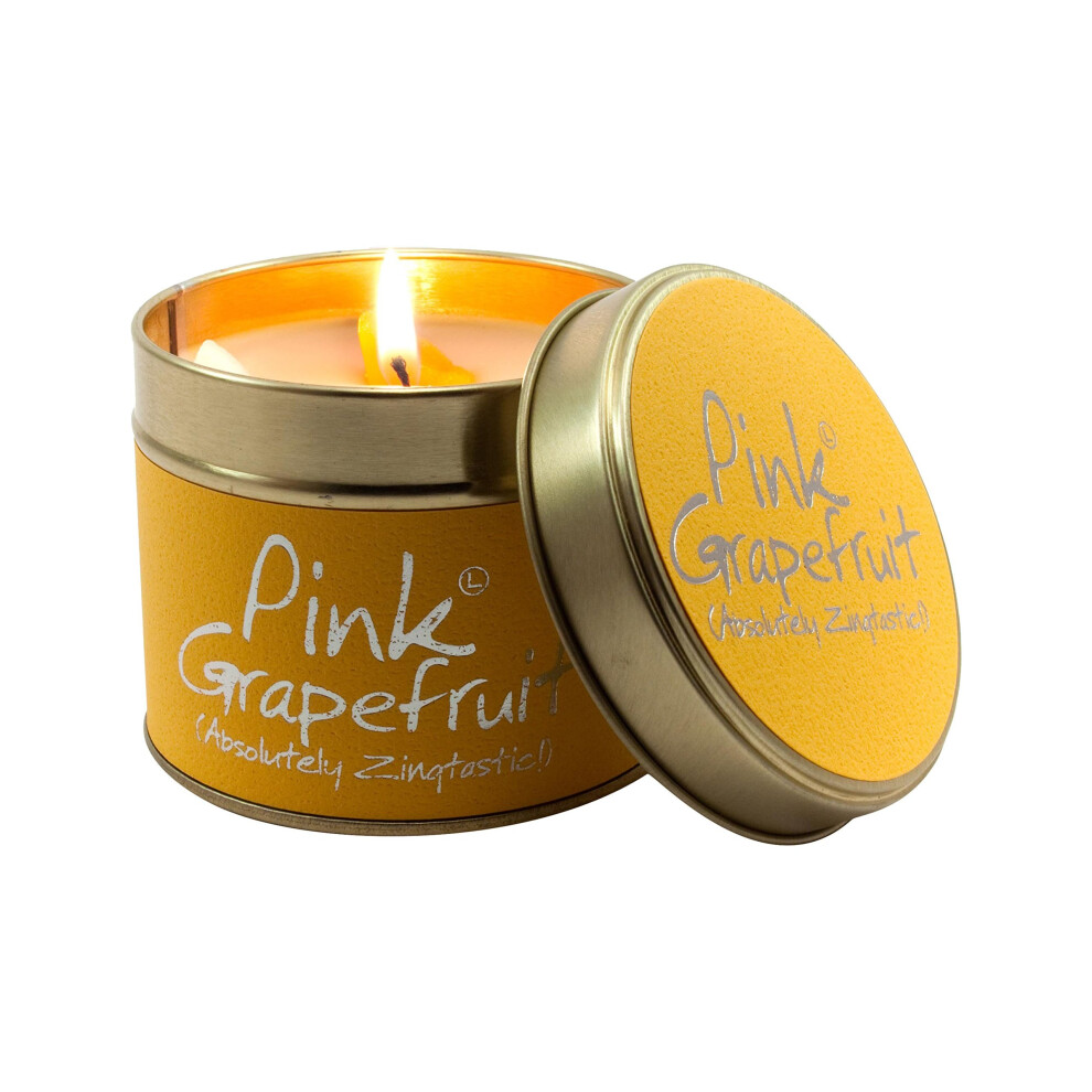 Lily-Flame Lily Flame Grapefruit Tin, Pink/Yellow