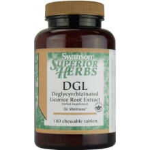 DGL Deglycyrrhizinierter Süßholzwurzelextrakt 385 mg 180 Kautabletten Swanson Health Products