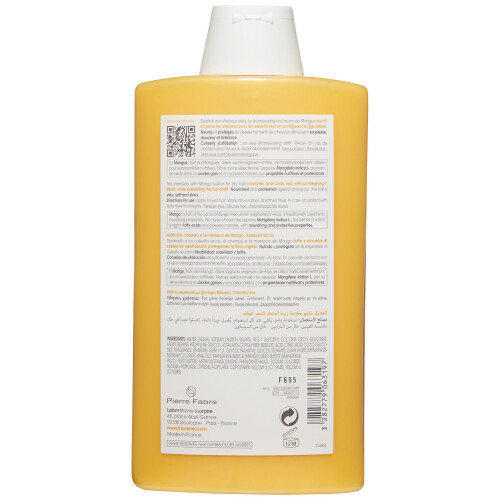 Klorane Klorane Mango Butter Shampoo 400ml 2
