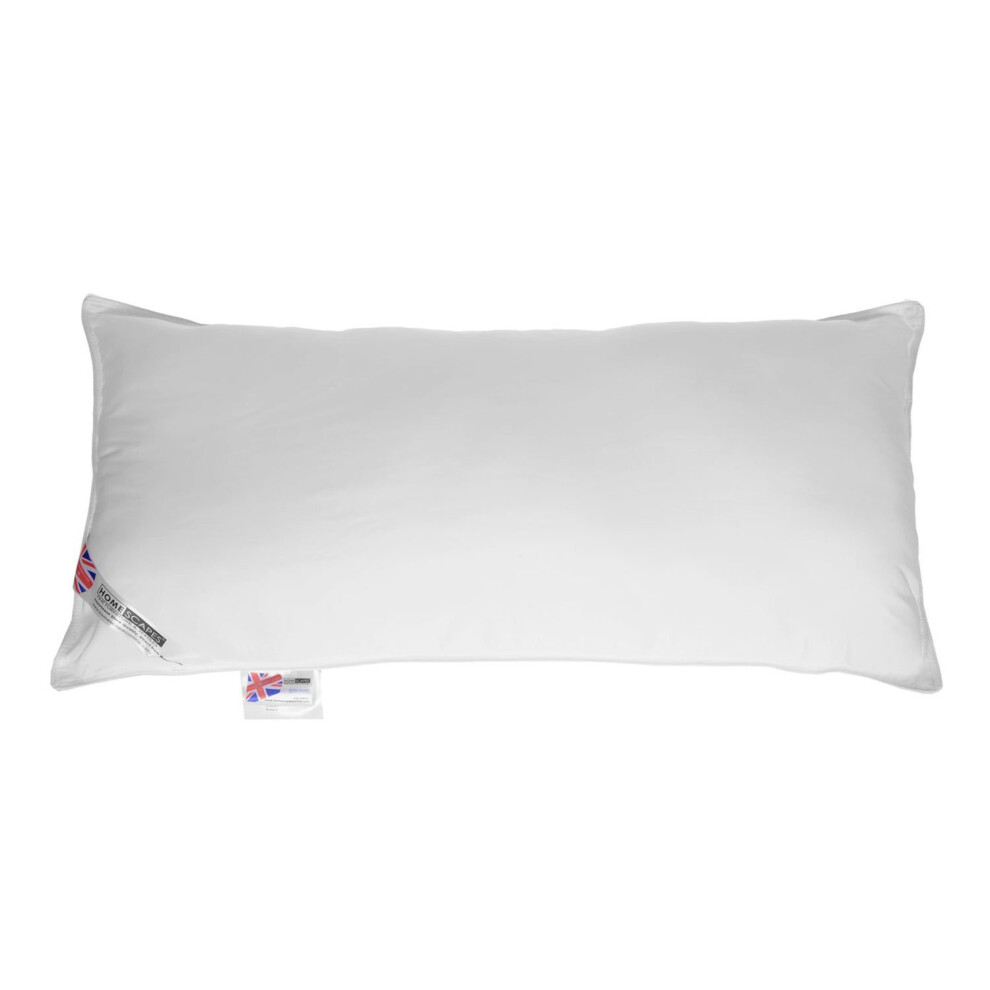 Homescapes Hotel Quality Super Microfibre King Size Pillow White