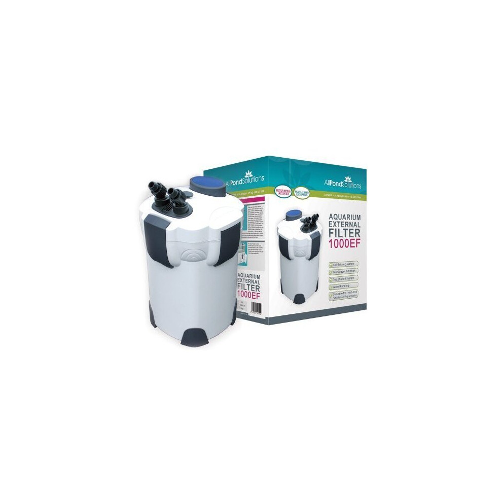 Allpondsolutions All Pond Solutions 1000Ef Aquarium External Filter, 1000 Litre/ Hour