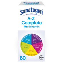 Sanatogen A-Z Complete Multivitamin One A Day - 60 Tablets