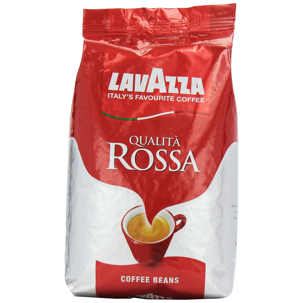 Lavazza Qualita Rossa Coffee Beans, Pack of 6, 6 x 1000g