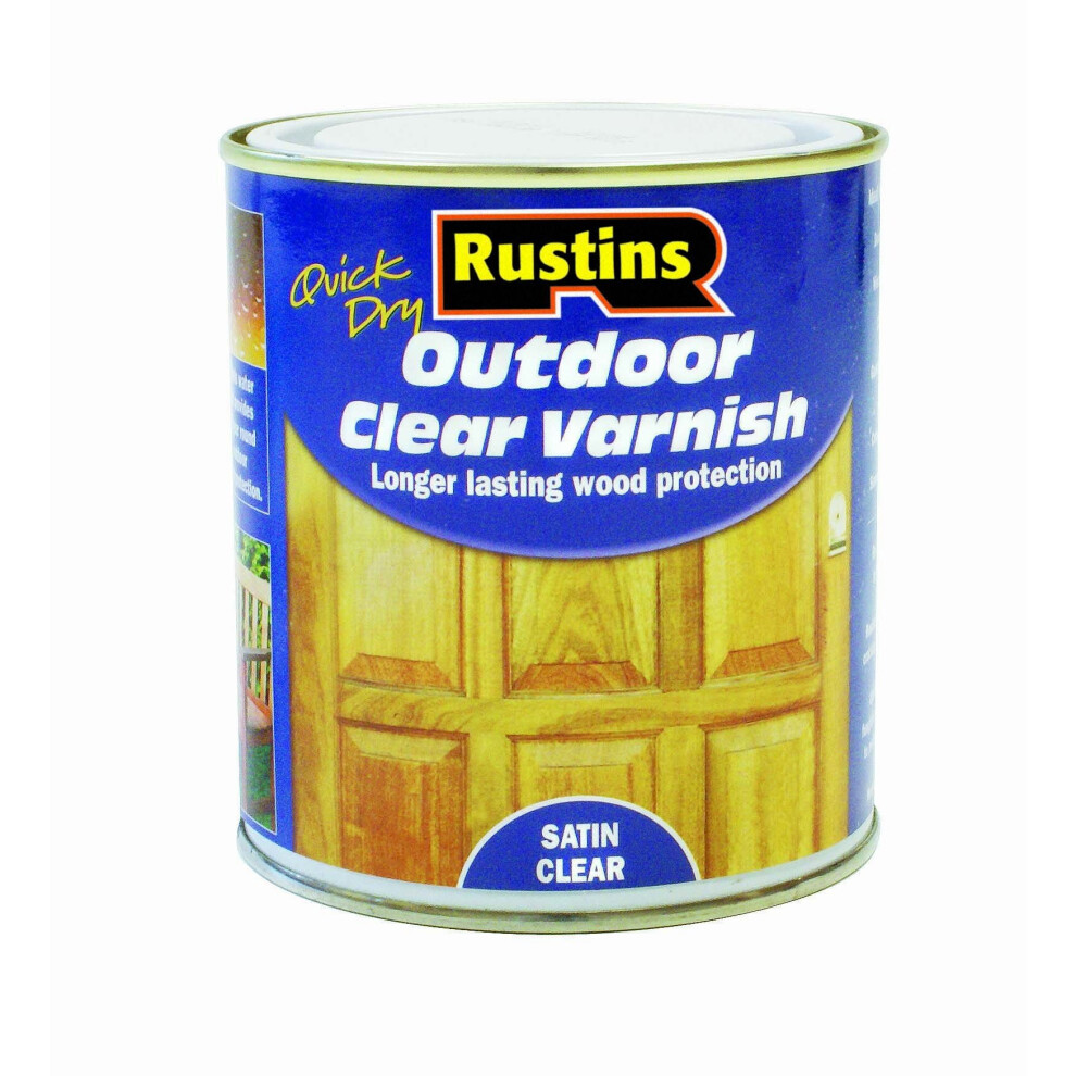 500ml Outdoor Varnish Satin - Clear