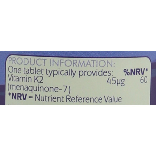 Higher Nature Higher Nature Vitamin K2 Pack of 60 1