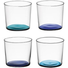 LSA International Coro Tumbler 310ml, Lagoon Assorted, Set of 4