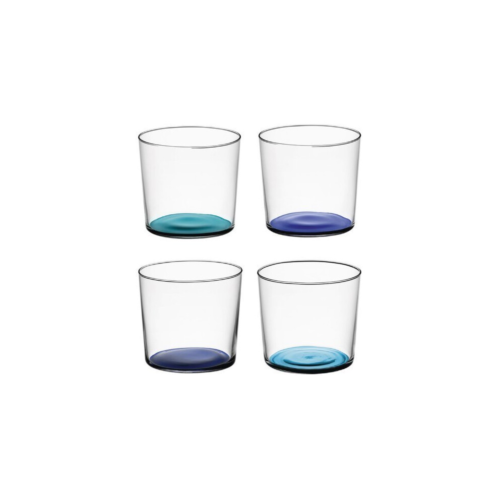 LSA International Coro Tumbler 310ml, Lagoon Assorted, Set of 4