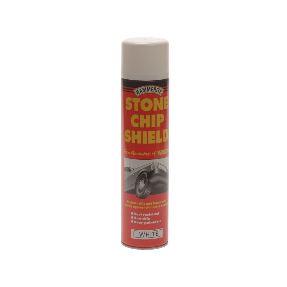 Hammerite 5092834 Stone Chip Shield White 600ml (Aerosol)