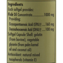 Solgar Fish Oil Concentrate 1000 mg Softgels - Pack of 120