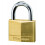 Master Lock Cadenas - MASTER LOCK - 40 mm - Laiton - Acier cémenté - 2 clés incluses 1