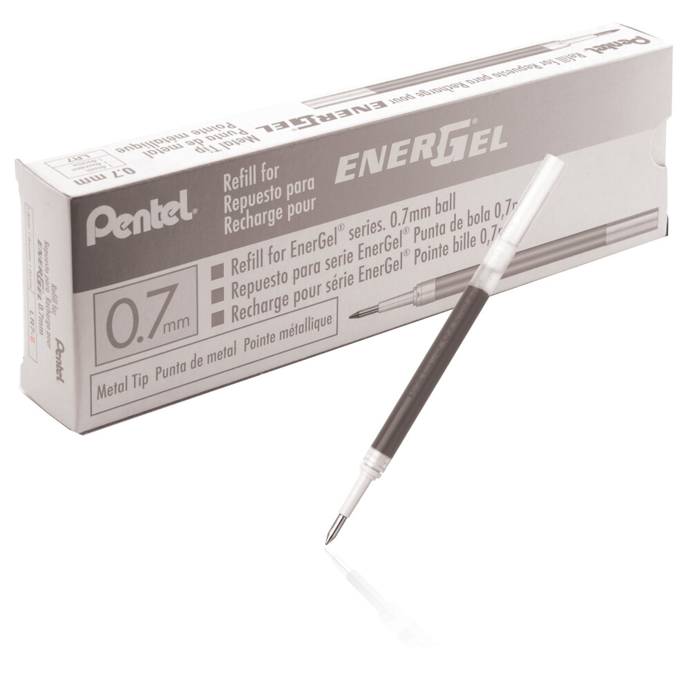 Photos - Pen Pentel Liquid Gel Refill - Black  LR7-A (Box of 12 Refills)