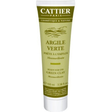 Cattier Groene Klei Masker Klaar voor Gebruik met Natuurlijke Ingrediënten 100 Ml