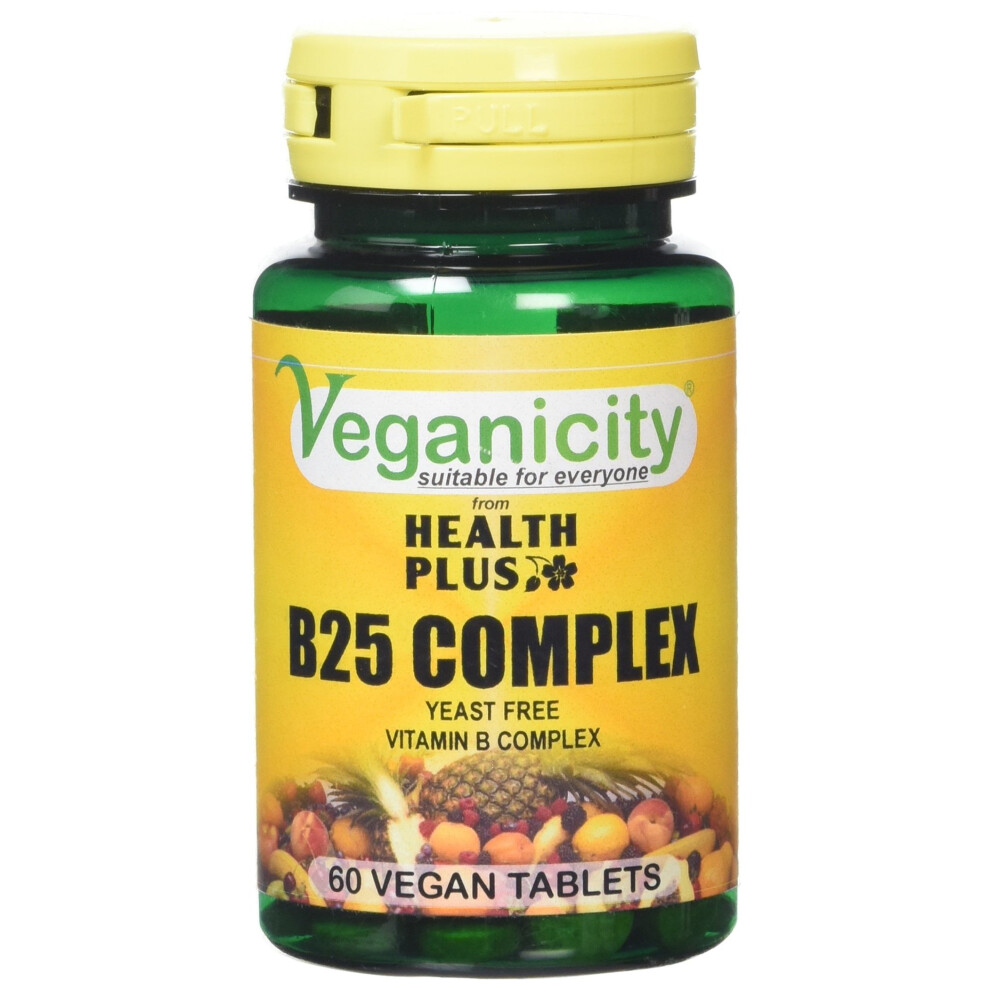 Veganicity B25 Complex Energy And General Well Being Supplement 60 Tablets
