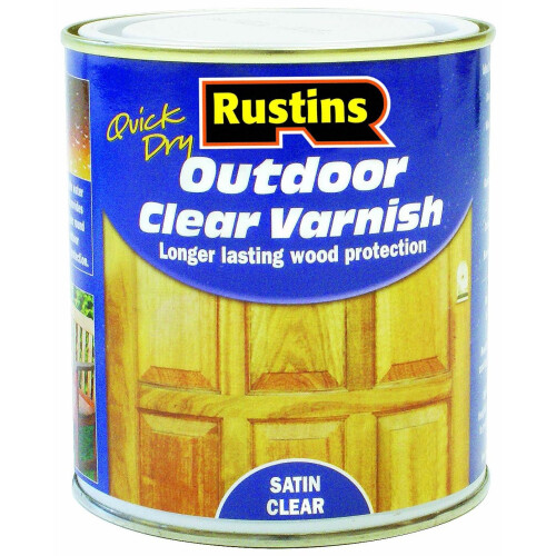 Rustins 250 ml Utomhuslack Satin - Klar
