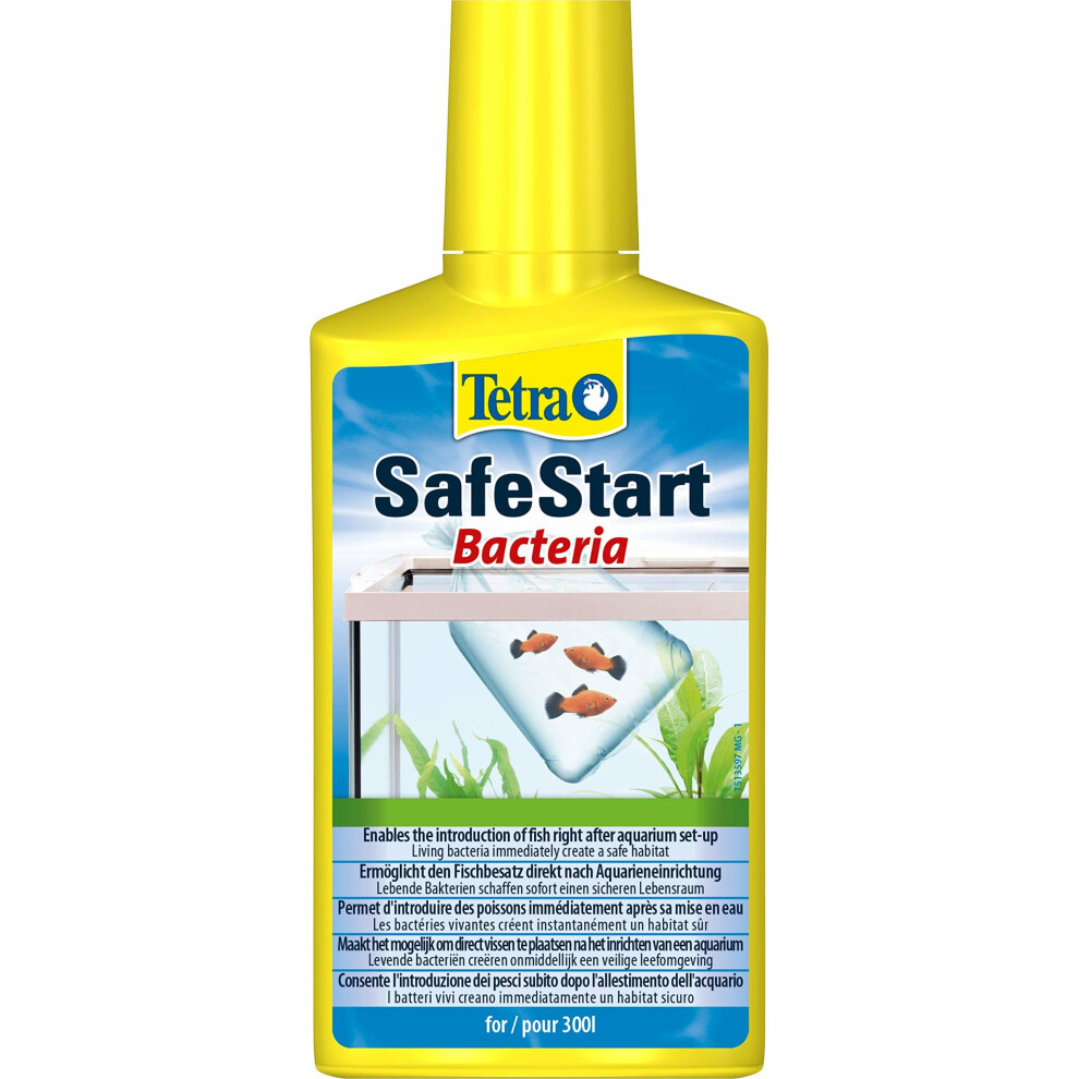 Tetra SafeStart, Allows Fast Introduction of Fish in a Fish Tank, 250 ml