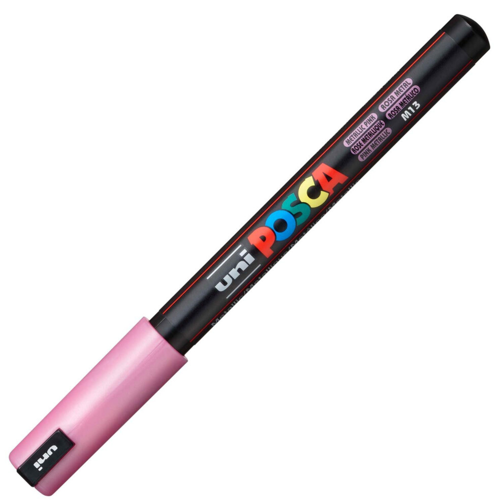 Uni-Ball Posca Ultra Fine Bullet Tip Marker - Metallic Pink