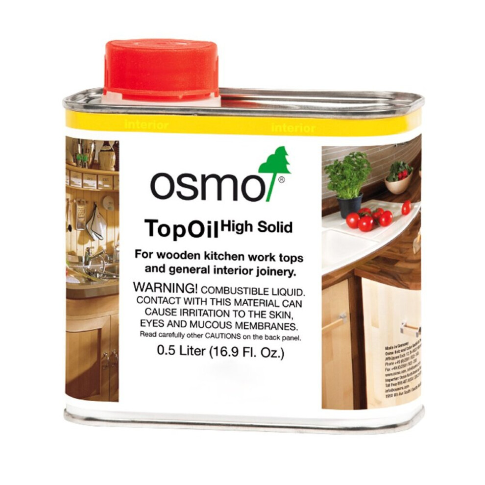 Osmo 3058 0.5 Litre Top Oil - Clear Matt