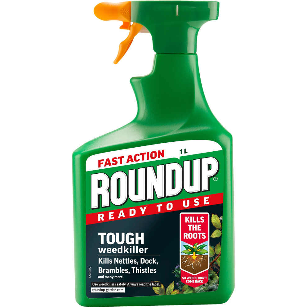 Roundup Xl 1 Litre Ready To Use Tough & Deep Root Weedkiller