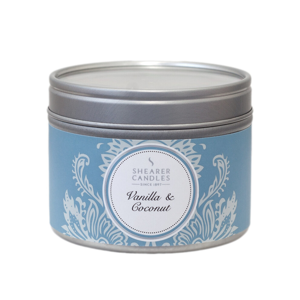 Shearer-Candles Shearer Candles Small Vanilla & Coconut Scented Tin Candle