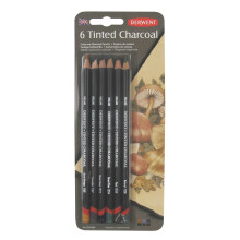 Pastelli - Derwent - Colorati Carbonio - Confezione da 6 - Nero - Unisex
