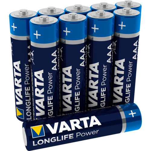 Varta 10 Piles LR03 AAA VARTA Long Life 1