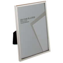 Unity A4 Silver Plated Thin Edge Photo Frame
