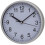 Unity Radcliffe Silent Sweep Wall Clock, Silver 1