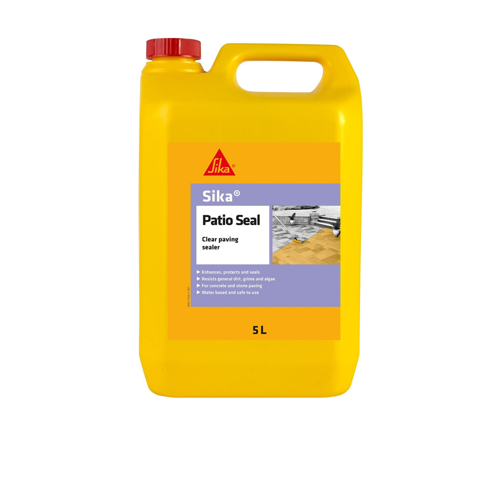 Sika Patio Seal - Clear Paving Sealer - 5L - Clear