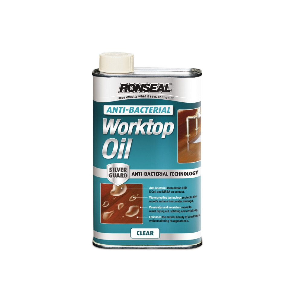 Ronseal ABWO500 500ml Anti-Bacterial Worktop Oil