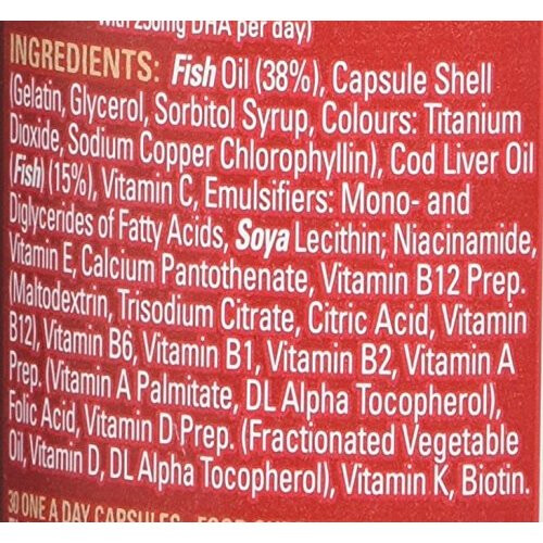 Seven Seas Seven Seas Omega-3 Visolie Plus Levertraan Plus Multivitamine 30 Capsules 2