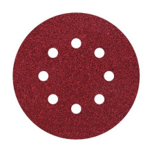 Wolfcraft 2251100 125mm Easy Fix Sanding Discs with Corundum 120-Grit