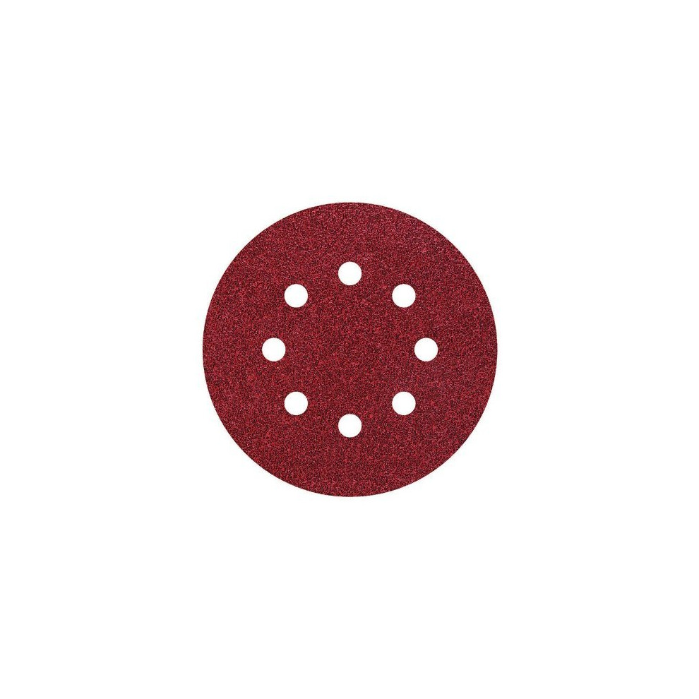 Wolfcraft 2251100 125mm Easy Fix Sanding Discs with Corundum 120-Grit