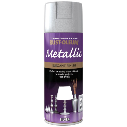 Rust-Oleum 400ml Elegant Metallic Silver 1