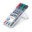 Staedtler Staedtler Lumocolor Permanent DUO Permanentmarker mit zwei Enden, verschiedene Farben (4er-Pack) 1