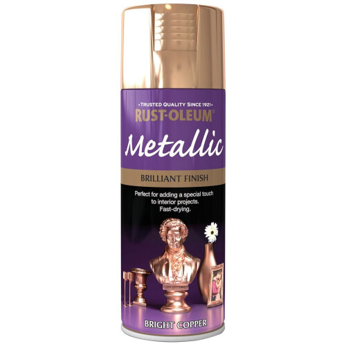 Rust-Oleum 400ml Brilliant Metallic Bright Copper