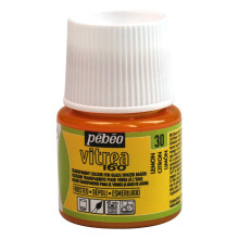 Pintura em vidro - Pebeo - Vitrea 160 - Cor Limão - Frasco 45 ml - Ideal para decoração
