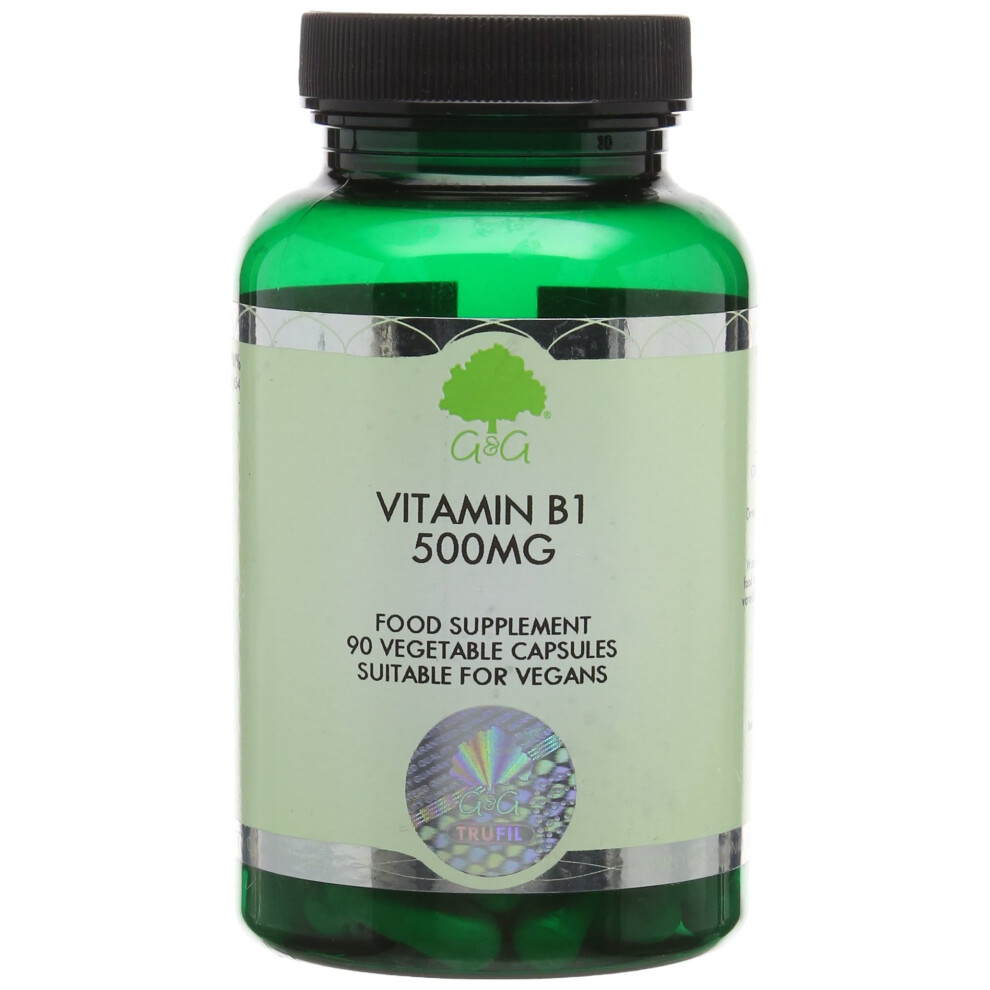 G&G-Vitamins G&G Vitamins 500 Mg Vitamin B1 Thiamin Capsules
