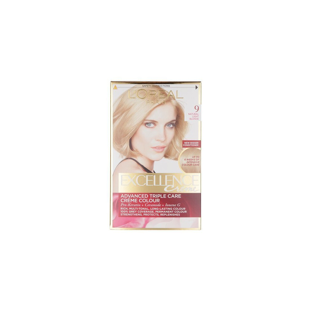 L’oréal Paris L'oreal Excellence Permanent Hair Colour 9 Natural Blonde Light