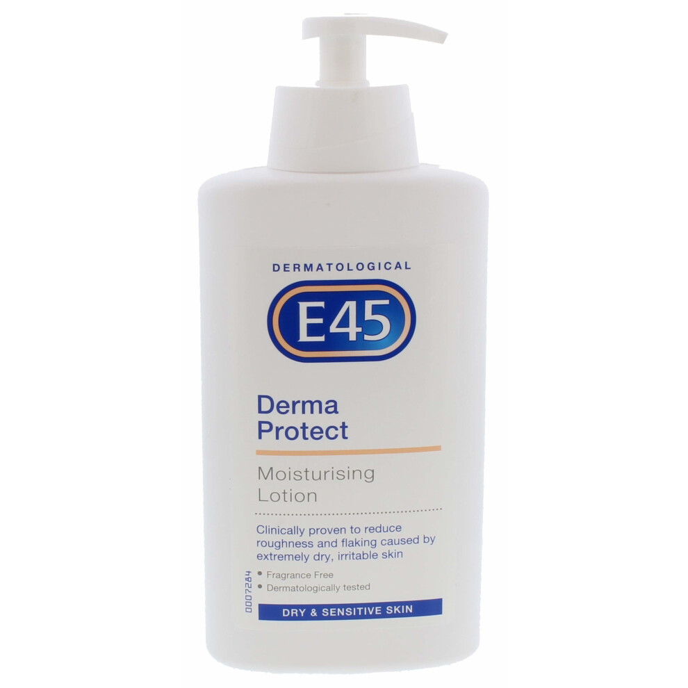 E45 Derma Protect 500Ml Moisturising Lotion Derma Protect Pump- 500Ml