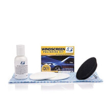GLASS POLISH GP21005 Glass and Windscreen Polishing DIY Kit for all Types of Glass, Removes Wiper Blade Damage, Surface Marks, Water Stain / 3''...